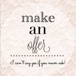 Make an offer on anything you want